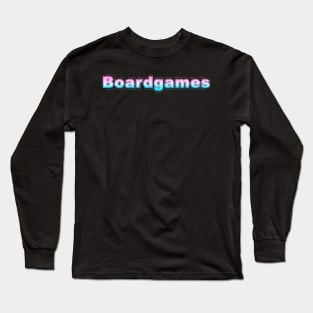 Boardgames Long Sleeve T-Shirt